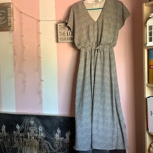 Midi Leopard Spot Dress